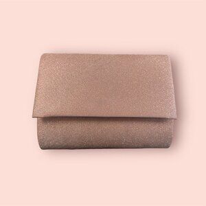 Laura Rose Gold Clutch BNWT